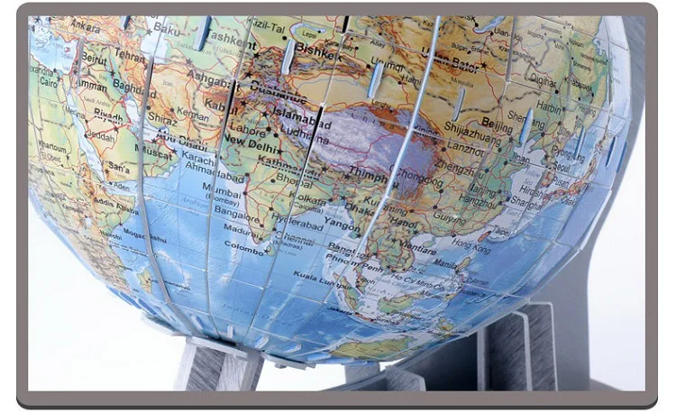 3D бумажная 3d карта DDWE с имитацией глобуса в сборе глобус мира дорожная детская