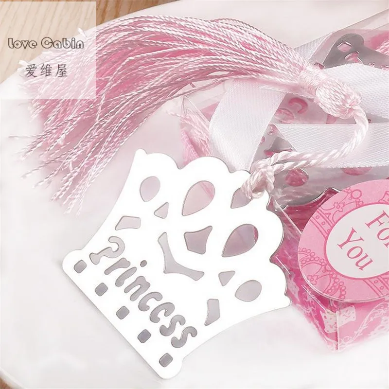 50 шт. Изысканная корона принцессы закладки regalos de boda para los invitados сувениры для