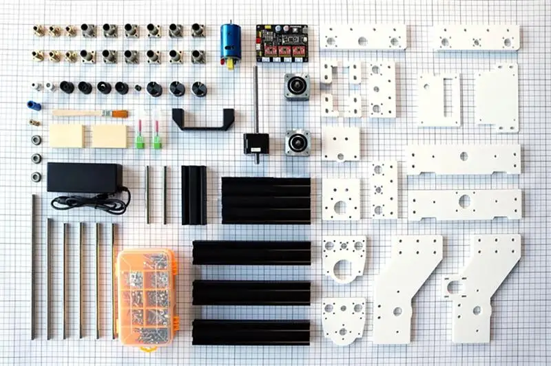 Benbox CNC полностью металлический 2626 гравировальный станок/медный и алюминиевый