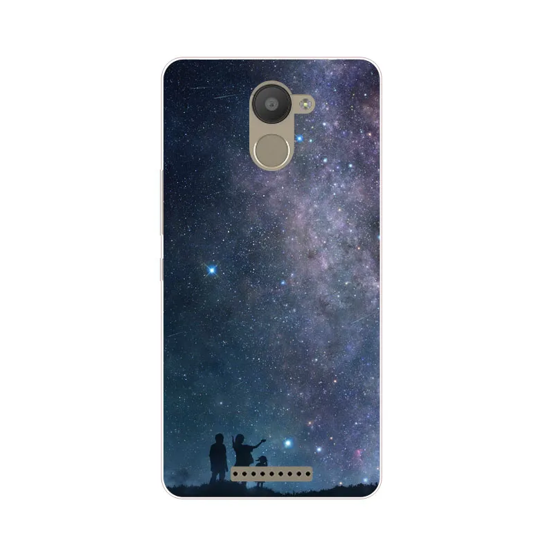 for BQ Aquaris u plus Case Silicon scenery Painting Soft TPU Back Cover U Protect Phone cases shell |