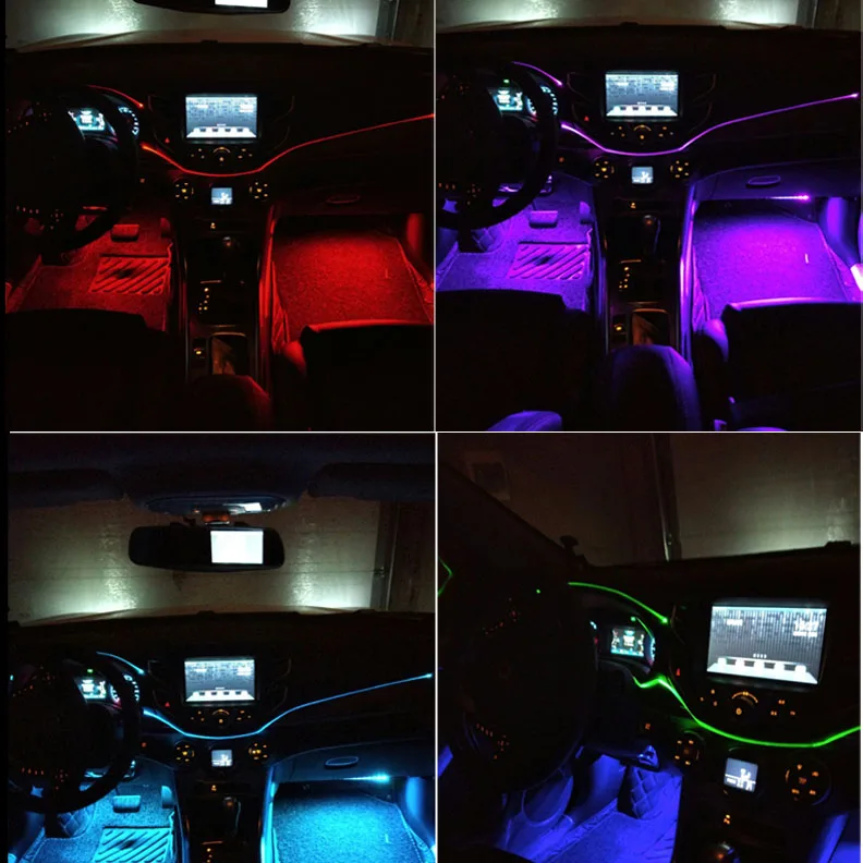 DC 12 В 2 Вт светодиодный источник света RGB мини осветитель излучатель 3 мм * 5 м