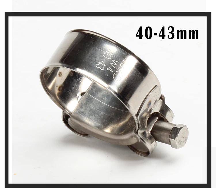 100% новый универсальный 48 51 мм рабочий из нержавеющей стали мотоцикл выхлопной