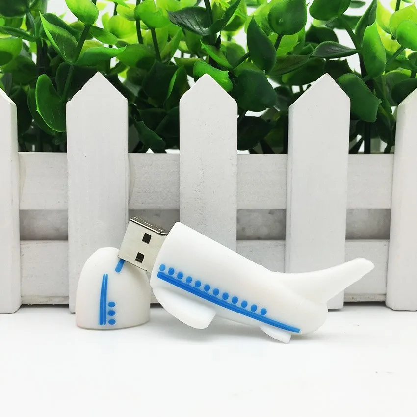 Мультяшная Флешка аэроплан самолет USB ручка флеш-диск память USB флеш-накопитель 128 Гб 64 ГБ 32 ГБ 16 ГБ 8 ГБ 4 ГБ флеш-накопитель