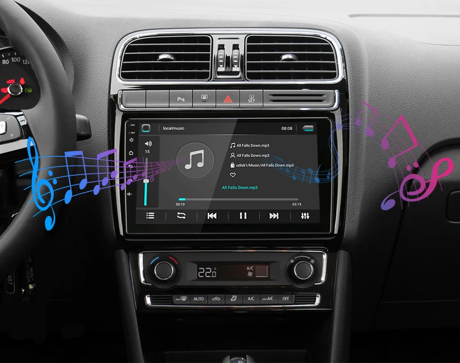 Vtopek " автомобильный радиоприемник для Volkswagen Polo 2008- gps навигация VW POLO sedan видео плеер 4G wifi Android fm-передатчик