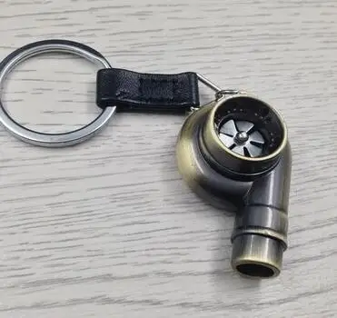 10 шт. металлический турбо брелок автомобильный брелок в виде турбокомпрессора подарок для деятельности детский подарок безделушки Турбокомпрессор Модель автомобиля аксессуары - Название цвета: Bronze
