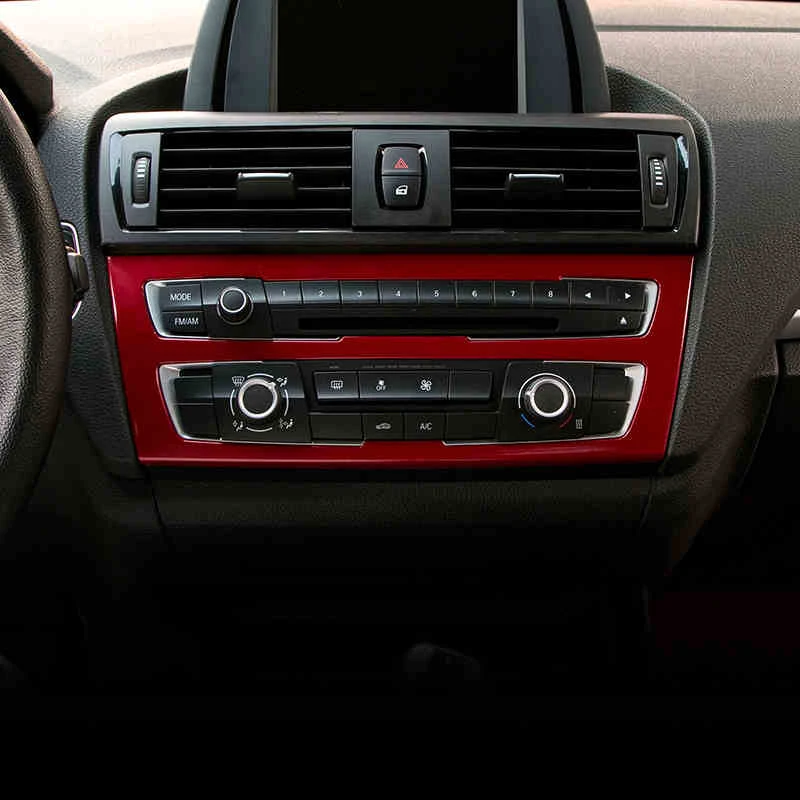 Car Inernal Pearl control Refit CD Center panel Decorative Cover trim Sticker For BMW 1 Series F20 Accessories Car-Styling | Автомобили и