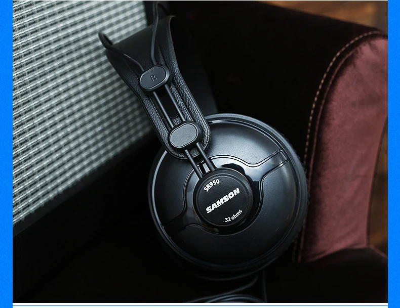 Оригинальные Samson SR950 профессиональные наушники для мониторинга полностью закрытого типа гарнитура для студийной записи