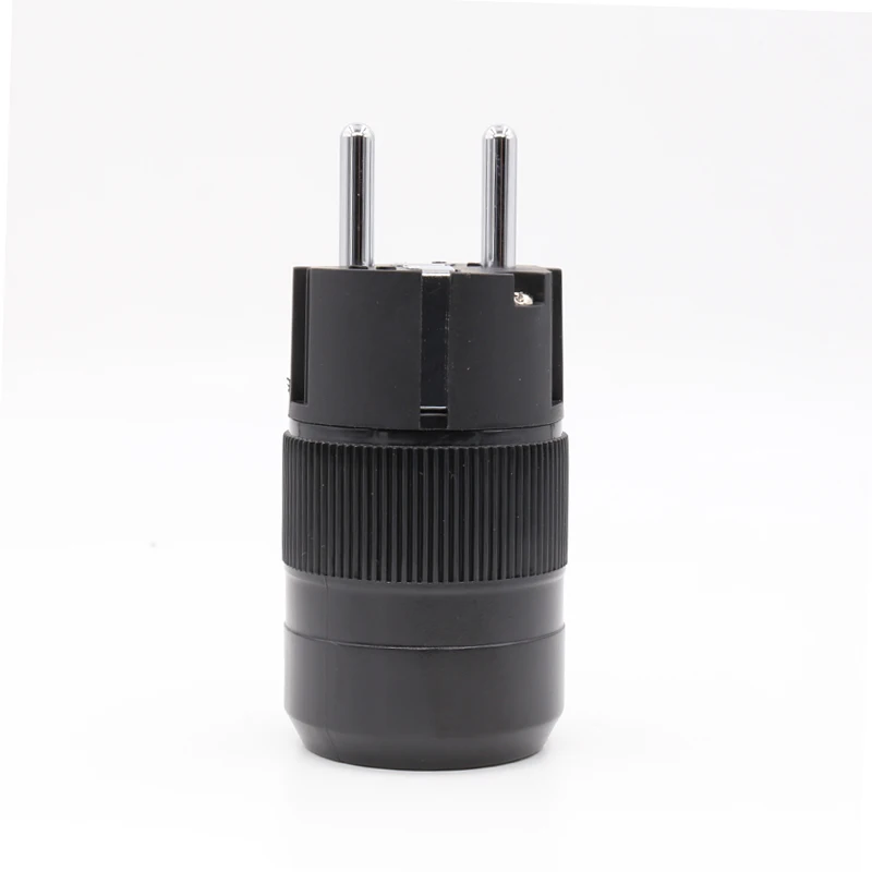 

one pieces Without Logo High End Rhodium Plated EUR Schuko EU Power Plug & IEC Connector plug
