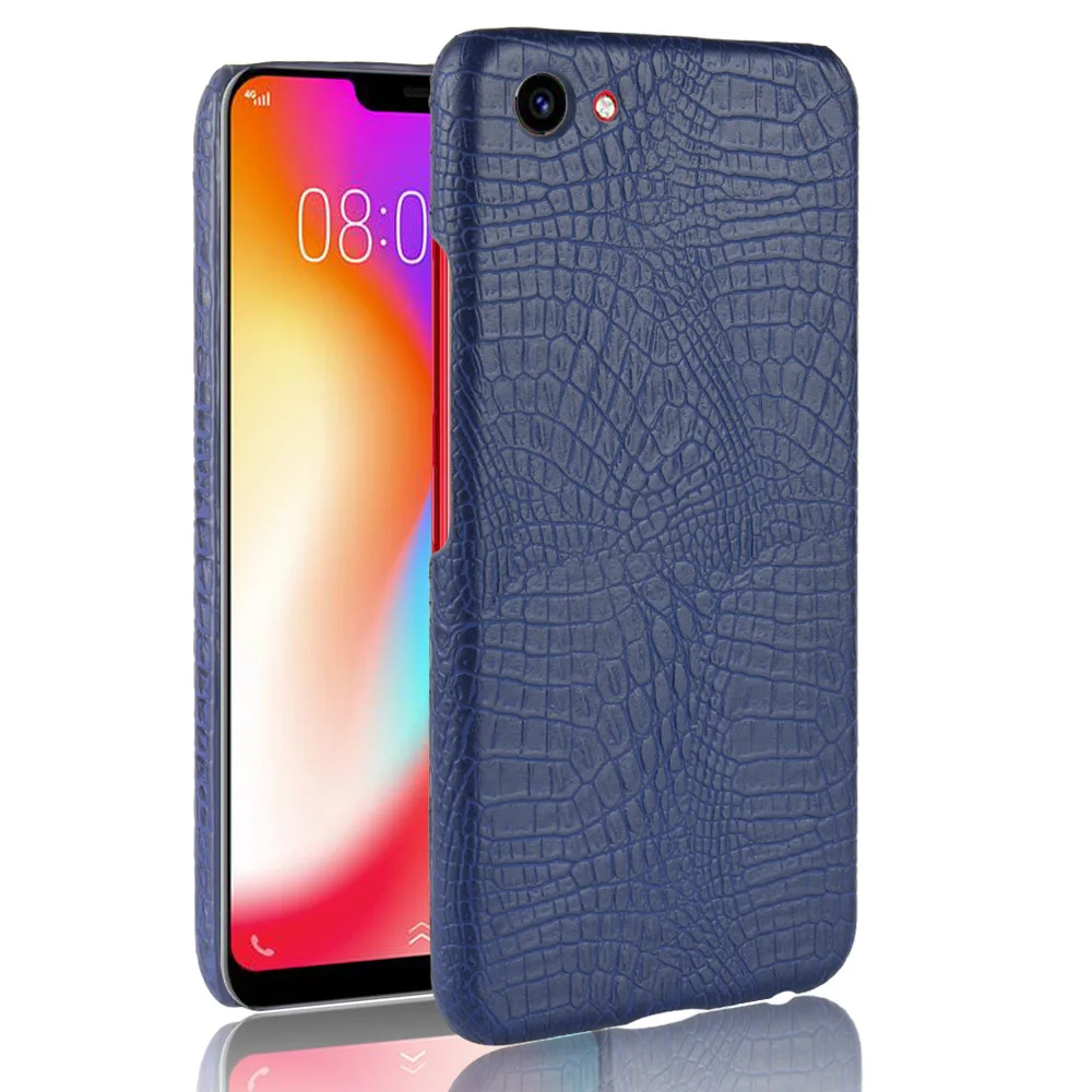 Кожаный крокодиловый узор Новое поступление для Vivo Y81 чехол Ретро Роскошный