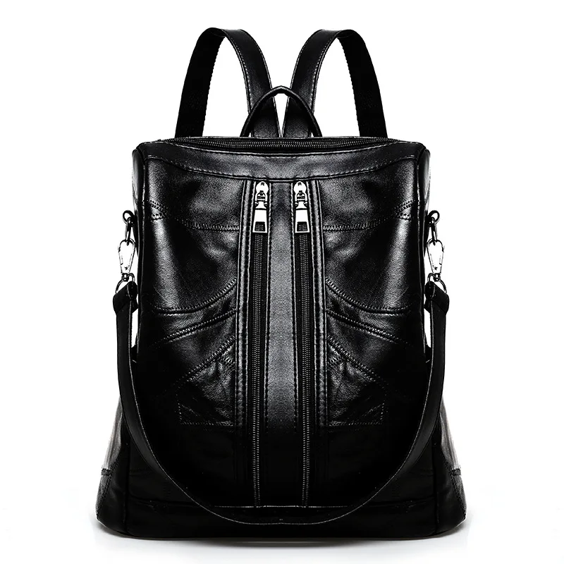 Новый Модный женский рюкзак из овечьей кожи 100% натуральная кожа роскошный