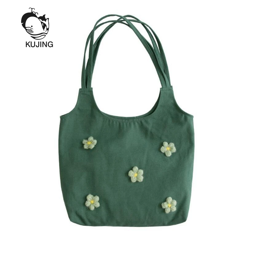 KUJING женские сумки модная художественная Студенческая Холщовая Сумка Женская