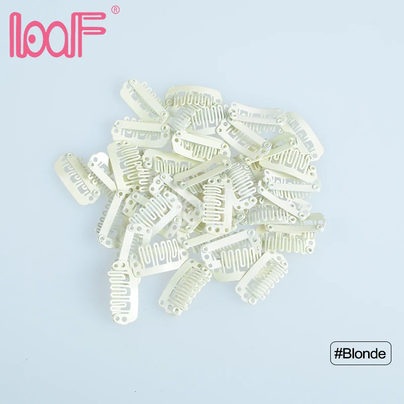 Лоф 100 шт 24 мм u-образные парики клипсы для наращивания волос аксессуары 3 цвета на