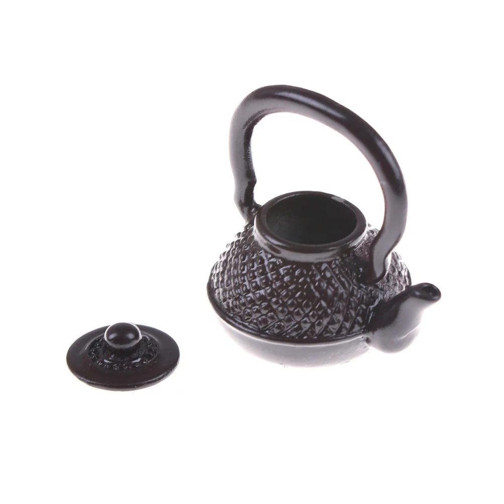 1/6 1/12 кукольный домик Миниатюрный чайник/Чайник игрушки ролевые игры мебель