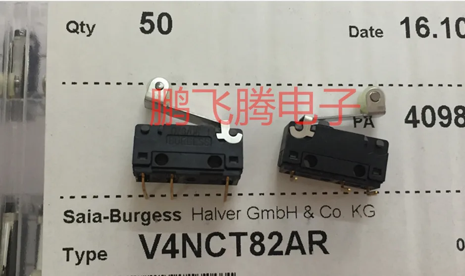 Оригинальный новый 100% V4NCT82AR изогнутая ножка 3pin с роликовым поворотным стержнем