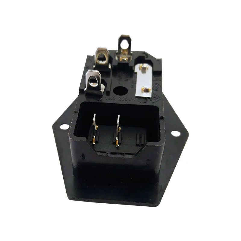 С 10А предохранителем выключатель питания переменного тока розетка 250В разъем