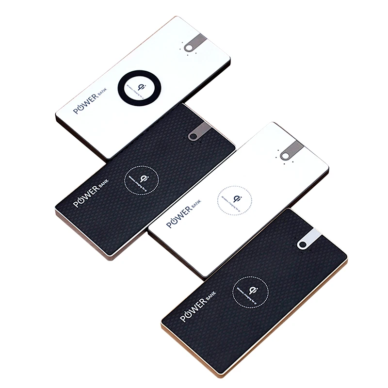 7000mAh Qi Wireless Dual USB Power Bank DIY Case 8000mAh LED Light Battery Charger Box For iPhone X Samsung | Мобильные телефоны и