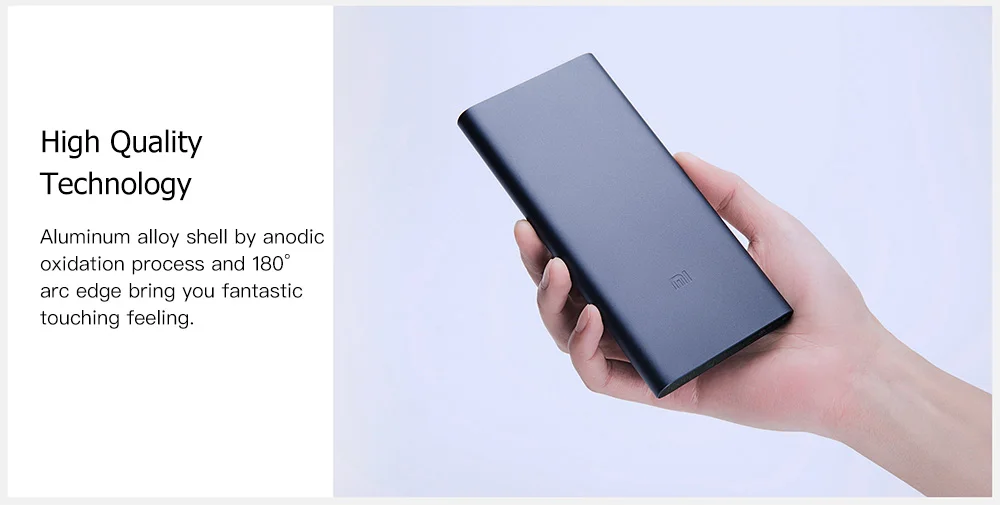 10000 мАч Xiaomi Mi внешний аккумулятор 2 внешних аккумулятора 5,1 В/а Быстрая Зарядка Внешний аккумулятор с двойным USB выходом для телефонов и планшетов
