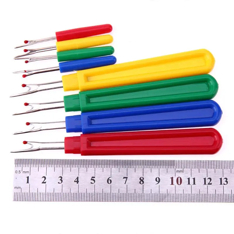 8pcs/lot Thread Cutter Seam Ripper Stitch Unpicker Needle Arts Sewing Tool Plastic Handle Knift (4 Large 4 Small) | Дом и сад