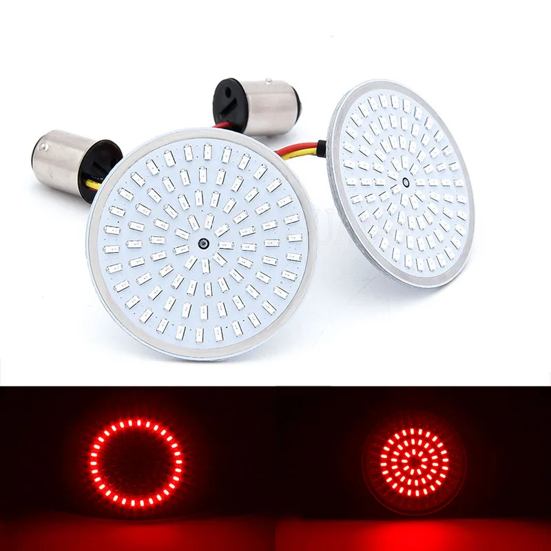 Мотоцикл 2 дюймов пуля Стиль светодиодный вставки указатель поворота светильник