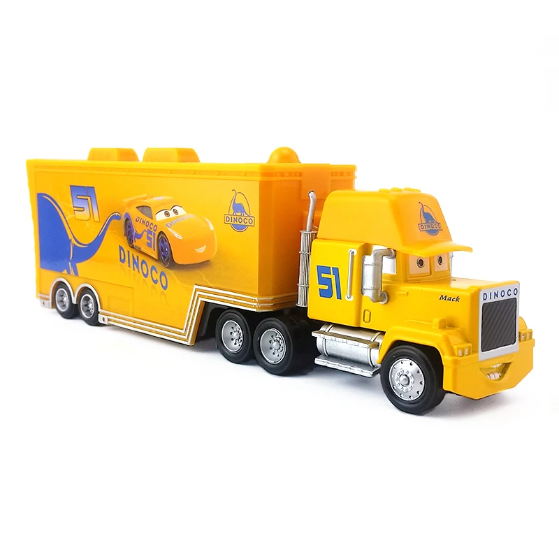 Disney Pixar Cars 3 Dinoco Cruz Ramirez's Hauler грузовик 1:55 автомобиль Развивающие игрушки модель