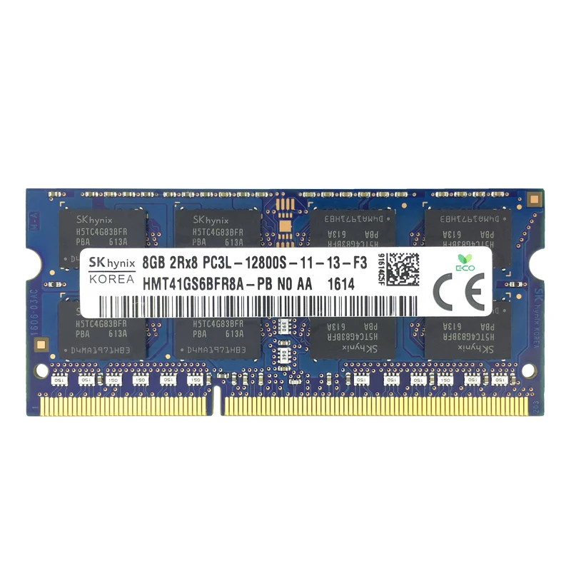 SKhynix чипы Ноутбук Sodimm Ram DDR3L 8GB 1600mhz 1 35 V память для ноутбука PC3L 12800S 204pin без ECC ноутбук