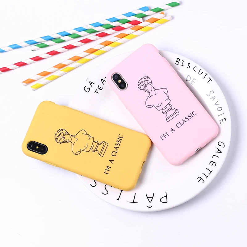 David Art I Am Classic Girl Boss For iPhone 12 11 6S 5S SE 8 8Plus X 7 7Plus XS Max Soft Silicone Candy Case Fundas Coque Cover | Мобильные