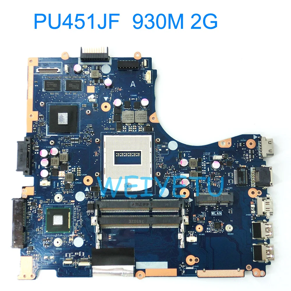 

PU451JF Motherboard For ASUS PU451 PU451J REV2.0 HM87 REV 2.0 GT930M 2GB HM87 100% Test OK