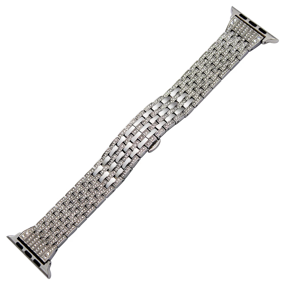 Браслет из нержавеющей стали для iWatch Apple Watch Series 5 4 3 2 1 38 мм 40 42 44 мм|strap bracelet|watchband for