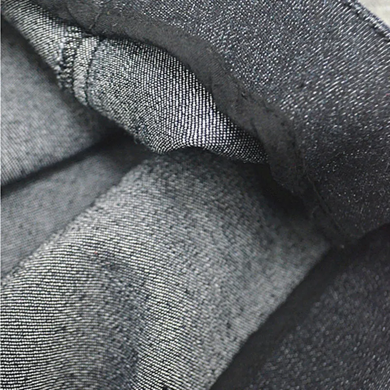 Бесплатная доставка 2018 новый черный длинное Длина деним Винтаж юбки для женщин