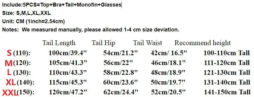 Детский купальный костюм русалки бикини для девочек хвост с ребристым