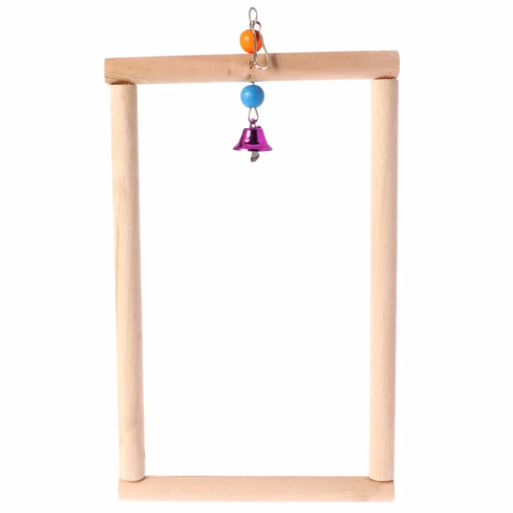 Фото Pet Bird Parrot Parakeet Perch Wood Hammock Swing Stand Cage Toy Дом и сад Pet Bird Parrot Parakeet Perch Wood Hammock Swing Stand Cage Toy Дом и сад