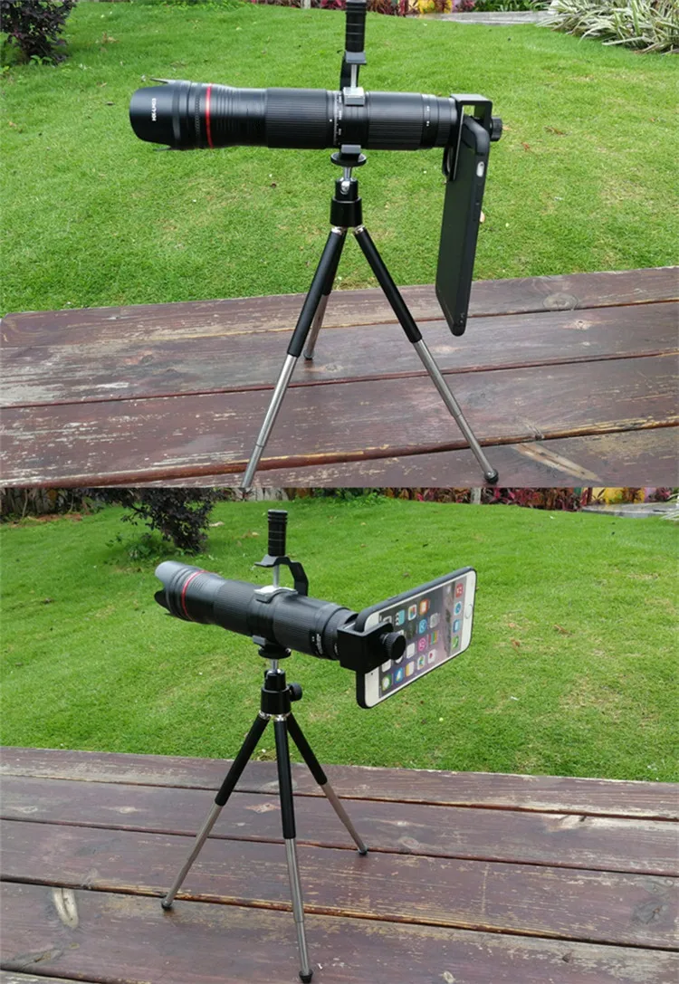 4K HD 16-35X телескоп Камера объектив с переменным фокусным расстоянием Водонепроницаемый 3-секционный Регулируемый сотовый телефон телефото Объективы для iPhone линзы для смартфонов