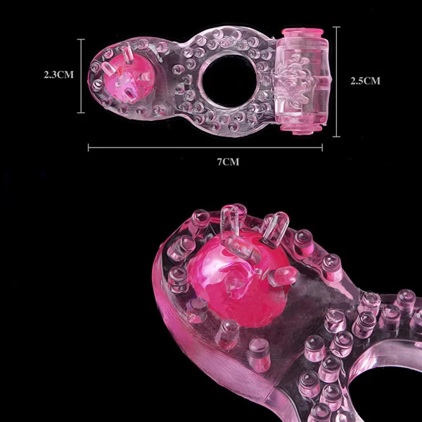 Бесплатная доставка кольцо для члена с стимулятором клитора вибрирующее пениса