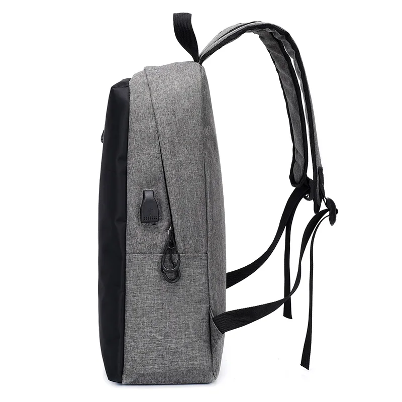 Классический однотонный повседневный рюкзак унисекс функциональные