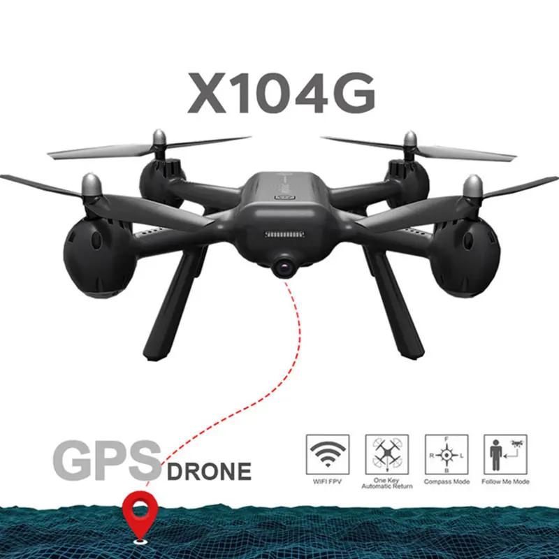 Новый Радиоуправляемый Дрон GPS 5G wifi FPV с 1080 P HD камерой в режиме реального времени