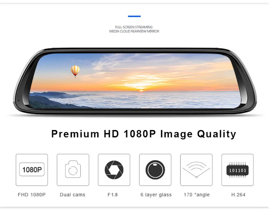 Olysine 10 ''Android 8,1 4G зеркало заднего вида автомобиля dvr камера gps навигатор ADAS WiFi видеорегистратор HD 1080P поток Медиа Видео рекордер