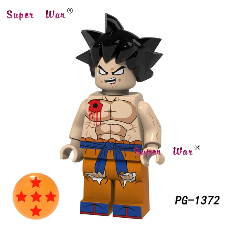 PG1372 Один строительные блоки Dragon Ball Z Аниме Мультфильм серии Сон Гоку криллин Запуск пикколо г-н сатана игрушки для детей - Цвет: PG1372