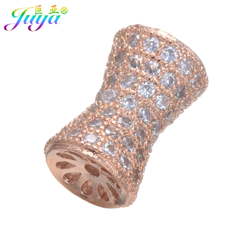 Ali Moda розовое золото микро паве Изысканный прозрачный кубический цирконий Шарм