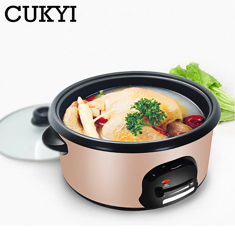 Многофункциональная электрическая мини кастрюля CUKYI 2 8 л для лапши антипригарная