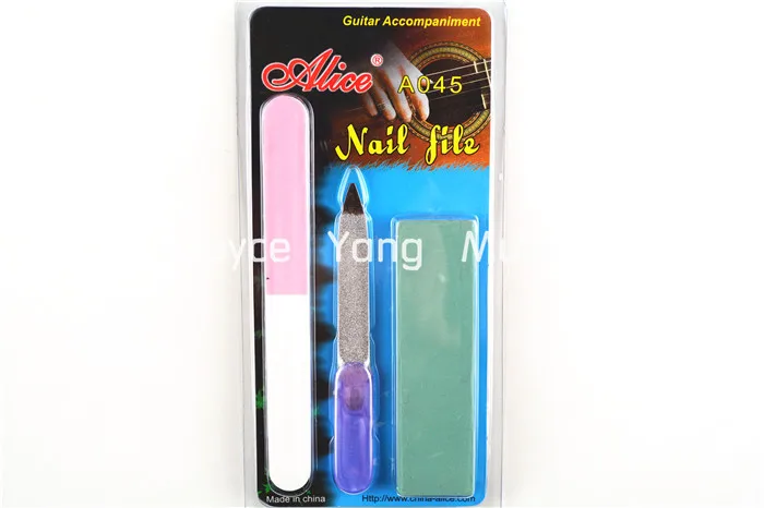 

Alice A045 Acoustic/Classical Guitar Nail File Kit Polishing Cotton Sandpaper File Guitar Accessories Free Shipping Wholesales