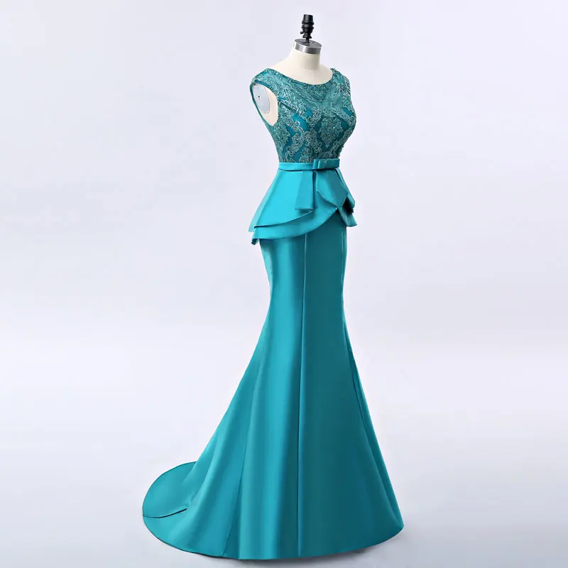 Женское вечернее платье с аппликацией FADISTEE Длинное Элегантное кристаллами