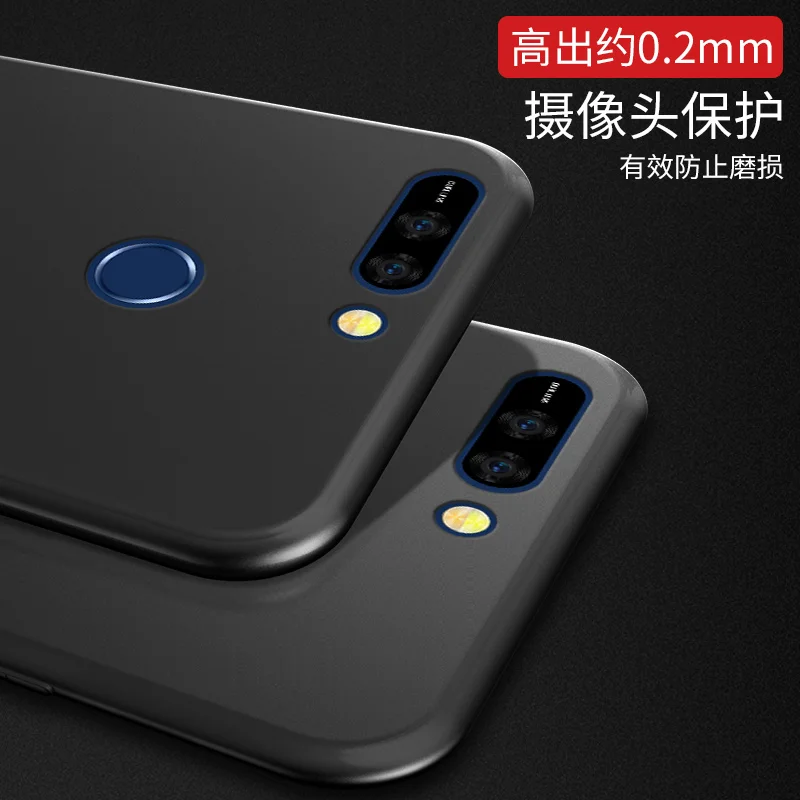 matte simple monochrome colors with stand holder Silicon case For Huawei Honor V9 / 9 |