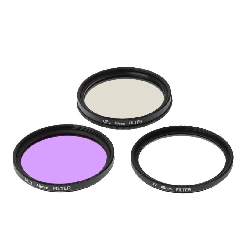 Камера аксессуары 46mm UV/FLD/круговой поляризационный фильтр с многослойным