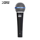 Профессиональный студийный микрофон BT58A Портативный динамический микрофон для гитары для интервью BETA 58A BETA58A, саксофон, скрипка, барабан, караоке