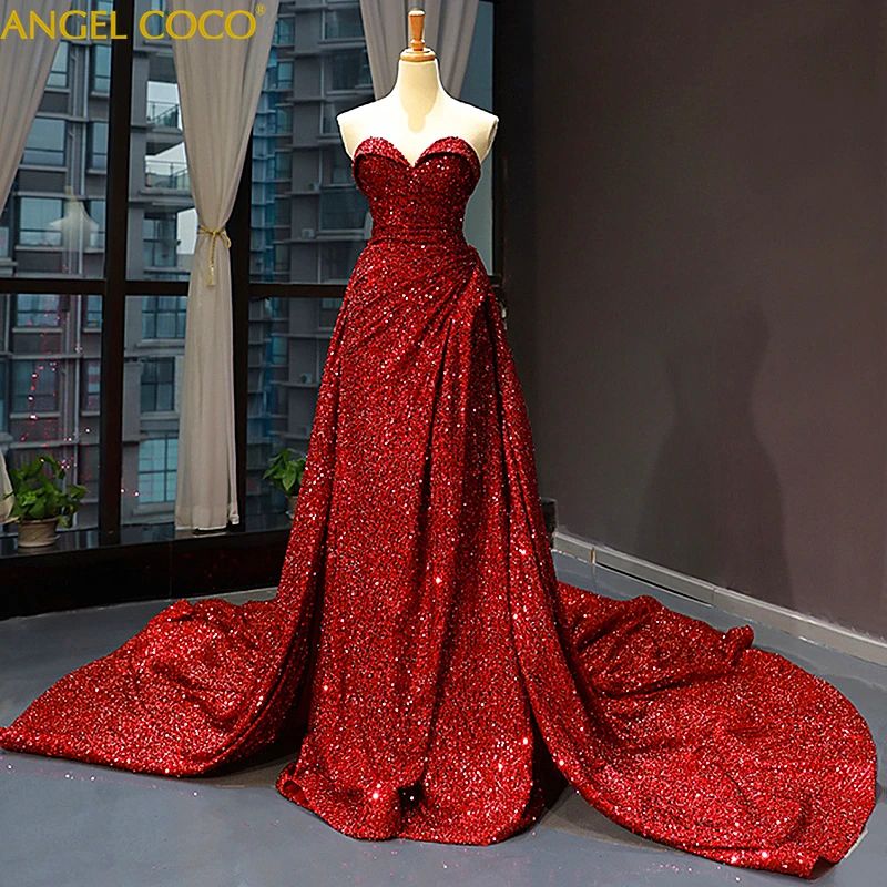 Высококачественное вечернее платье на заказ Дубай Роскошные Блестки