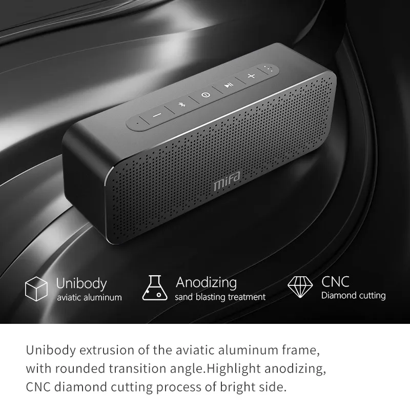 MIFA металла Портативный 30 Вт Bluetooth Динамик s с отличными низкими частотами Беспроводной Динамик Bluetooth4.2 3D цифровой Бумбокс звук громкий звуковой сигнал Динамик