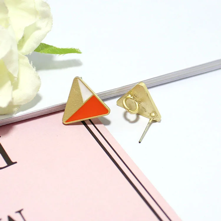 1 пара НОВЫЕ геометрические круглые квадратные треугольные цветные