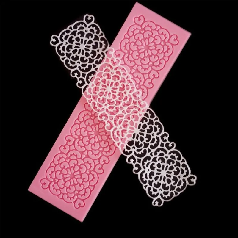 TTLIFE коврик для кружев помадка Цветы цепь украшения силиконовая форма