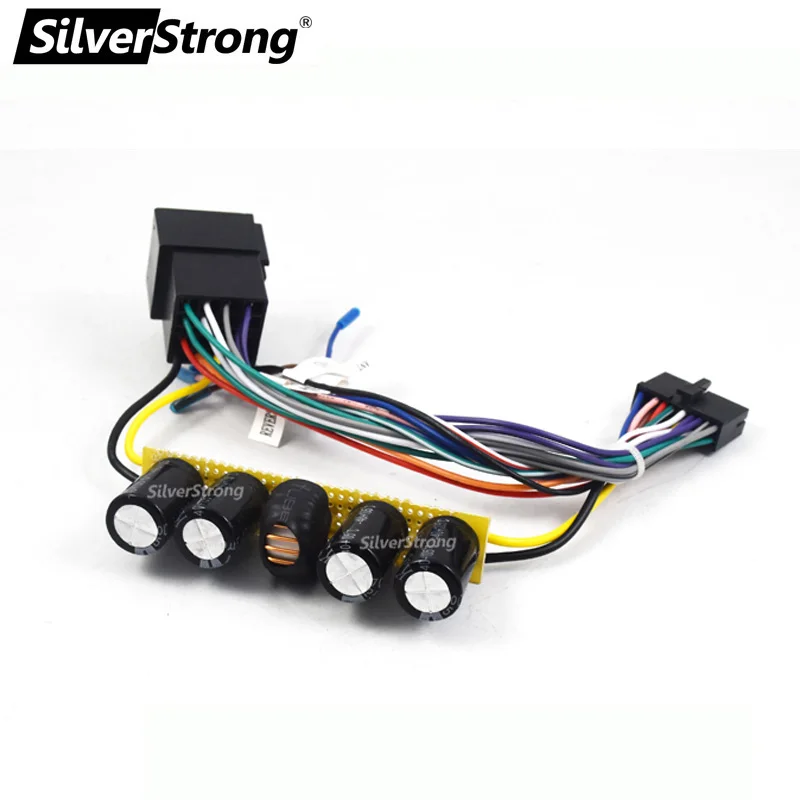 

Шумоподавляющий фильтр SilverStrong, звуконастройка с реле конденсатора для снятия шума электричества в автомобиле dvd