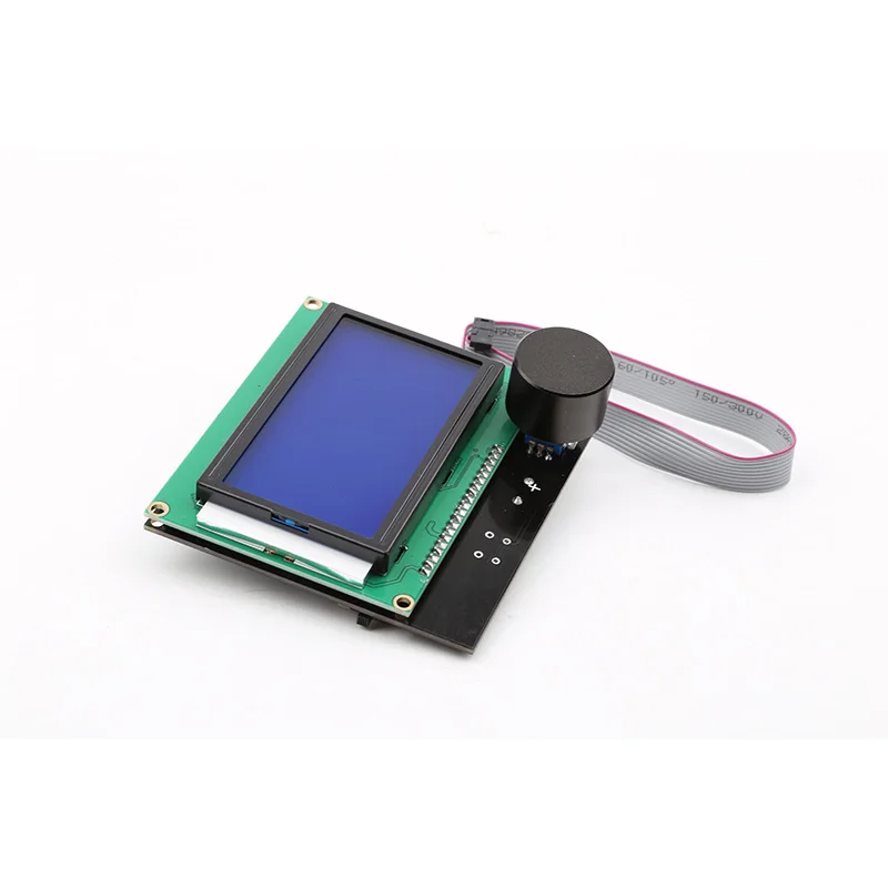 3 шт./лот Горячая 12864 Дисплей ЖК дисплей 3D принтеры контроллер + адаптер для Рампы